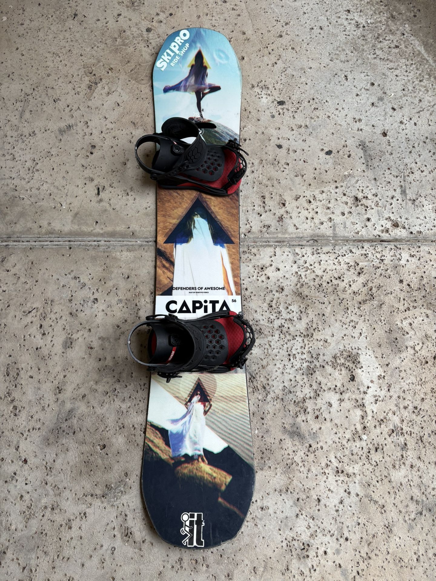Capita DOA 156CM Mens Snowboard With Union Bindings