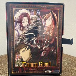 Trinity Blood Complete Series 2005 DVD 6-Disc Anime Box Set w 6 Art Booklet