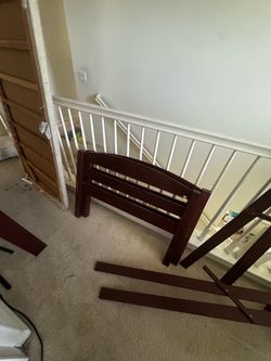FREEEEE Twin wood bed frame