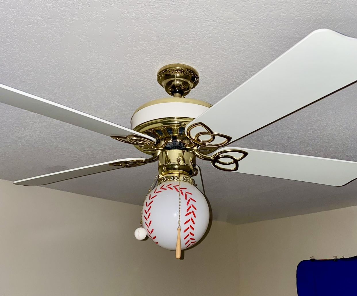 Baseball Ceiling Light/Fan