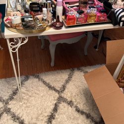 Ikea Desk With Painted Chair 