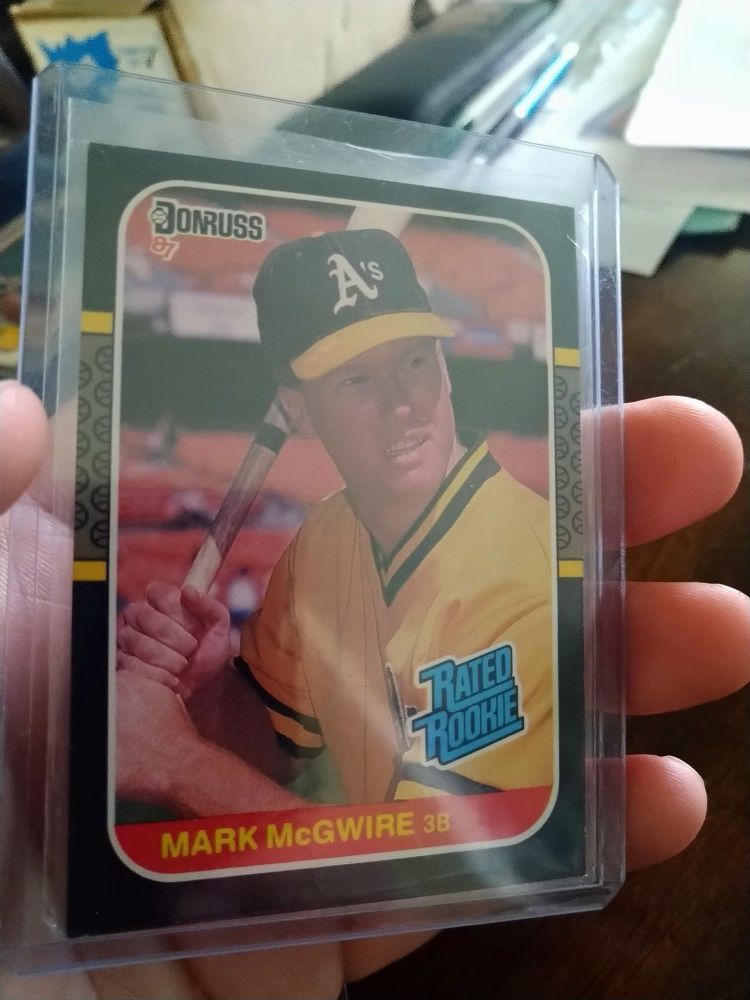 Mark Mcgwire 1987 Donruss Rated Rookie #46 Rookie Baseball Card