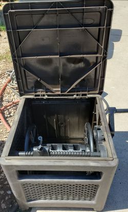 Water hose box and reel