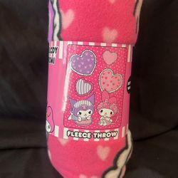 Hello Kitty Throw Blanket
