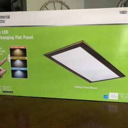 Brand New Commercial Electric 1 ft. x 2 ft. 24-Watt LED Edge-Light Ceiling Flushmount