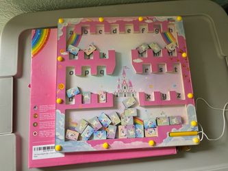 Magnetic Color & Number Maze, Montessori Toy, Learning Toy. New