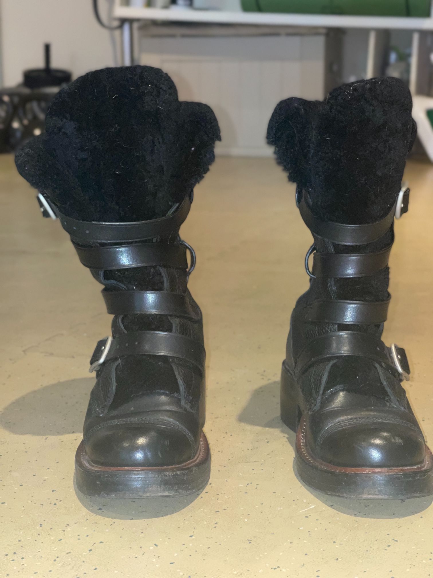 MOTO COACH LEATHER BOOTS