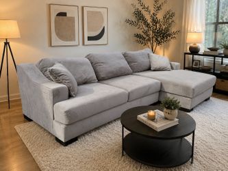 Gently used sectional from living spaces