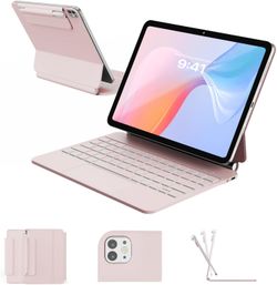 RAYMCRAFT for iPad Air 11 inch Case with Keyboard (M4/M3/M2, 2026/2025/2024),