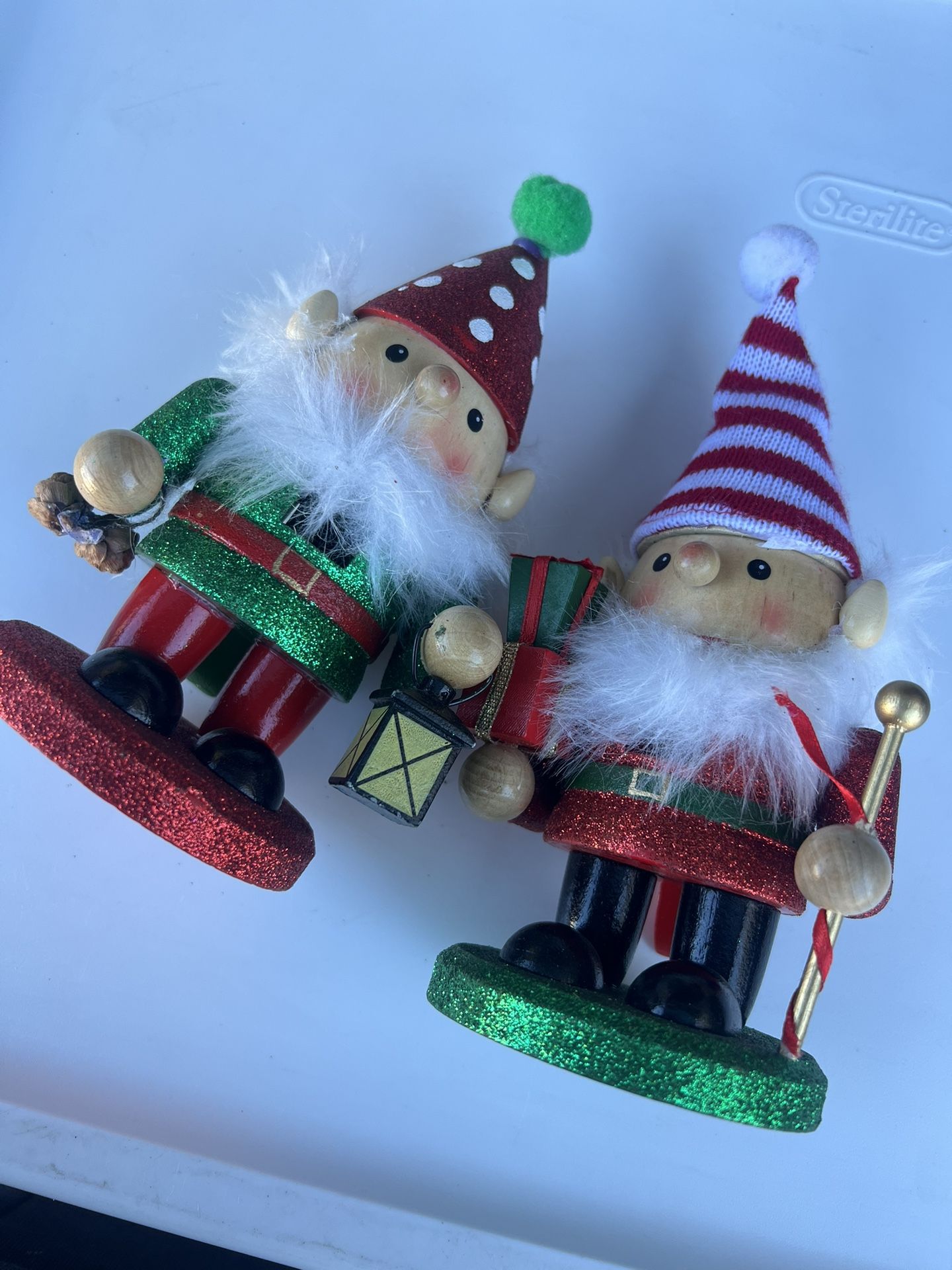 Mini Christmas Gnomes Nutcracker Decor