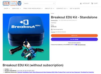 3 Breakout EDU Interactive Learning Kits for Sale!