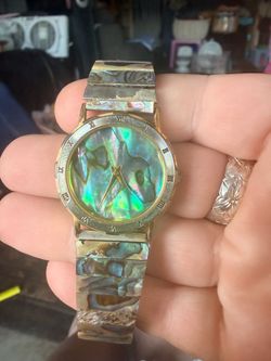 Abalone Shell Dial Quartz Watch