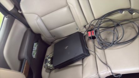 PS4 with 1 controller and cables