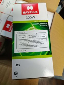 havells 200w frost bulb