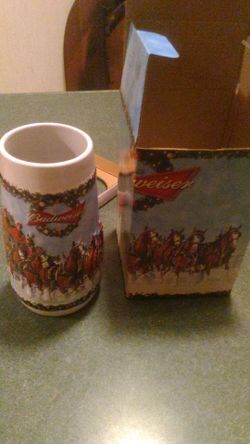 Budweiser beer Stein