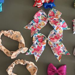 Girls Hair Bow ties 