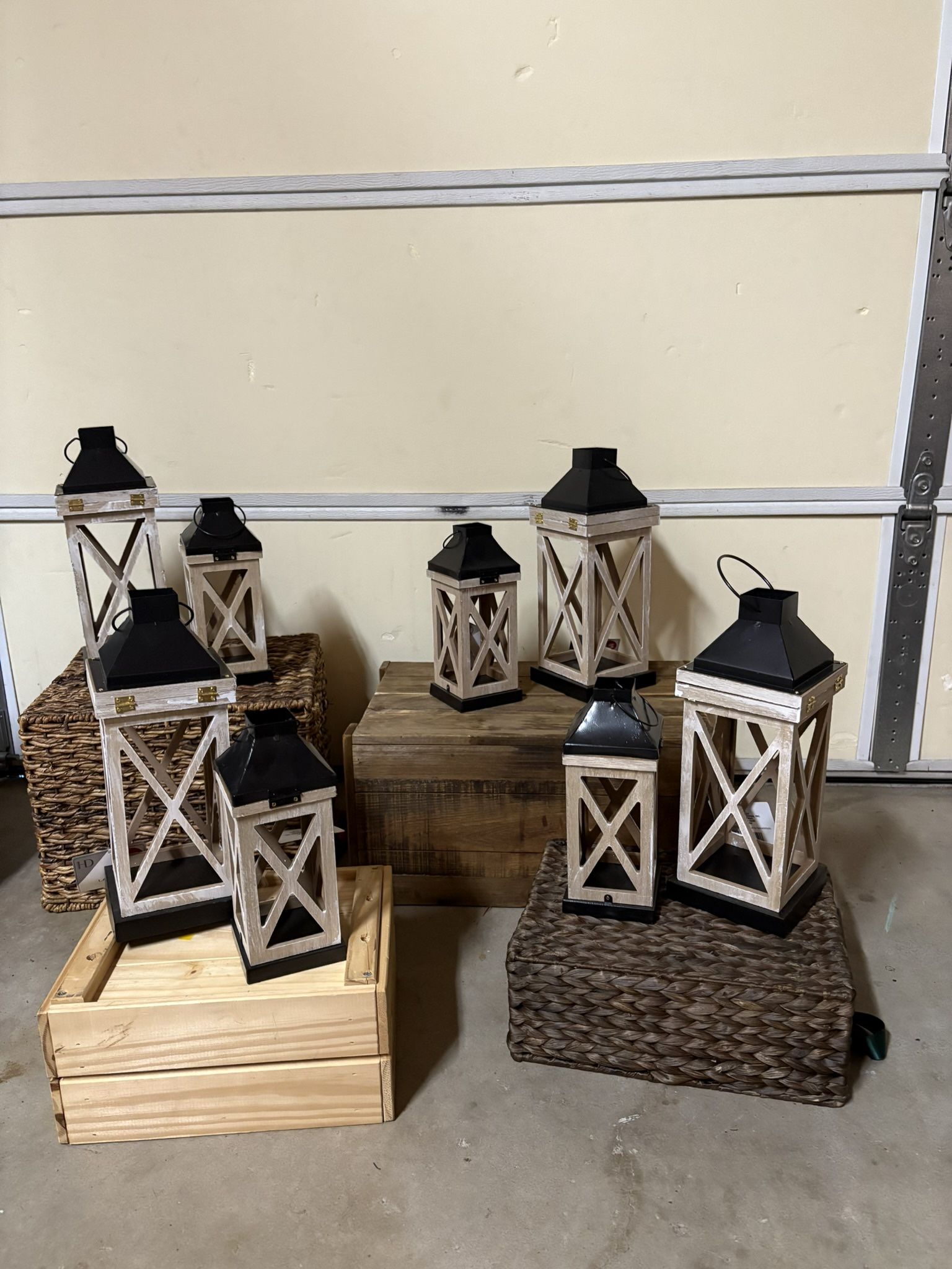 Lanterns (Decor, Wedding, 3 Small, 2 Large)