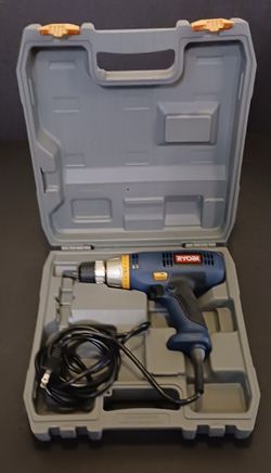 Ryobi Corded Electric Drill with Case