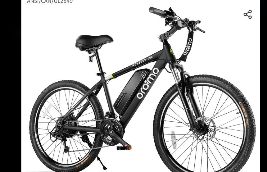 Oraimo 26" Mountain Electric Bike [Newly Assembled]