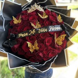 Hermoso Ramo De Rosas / Ramo Buchon/ Buchonas Rosas