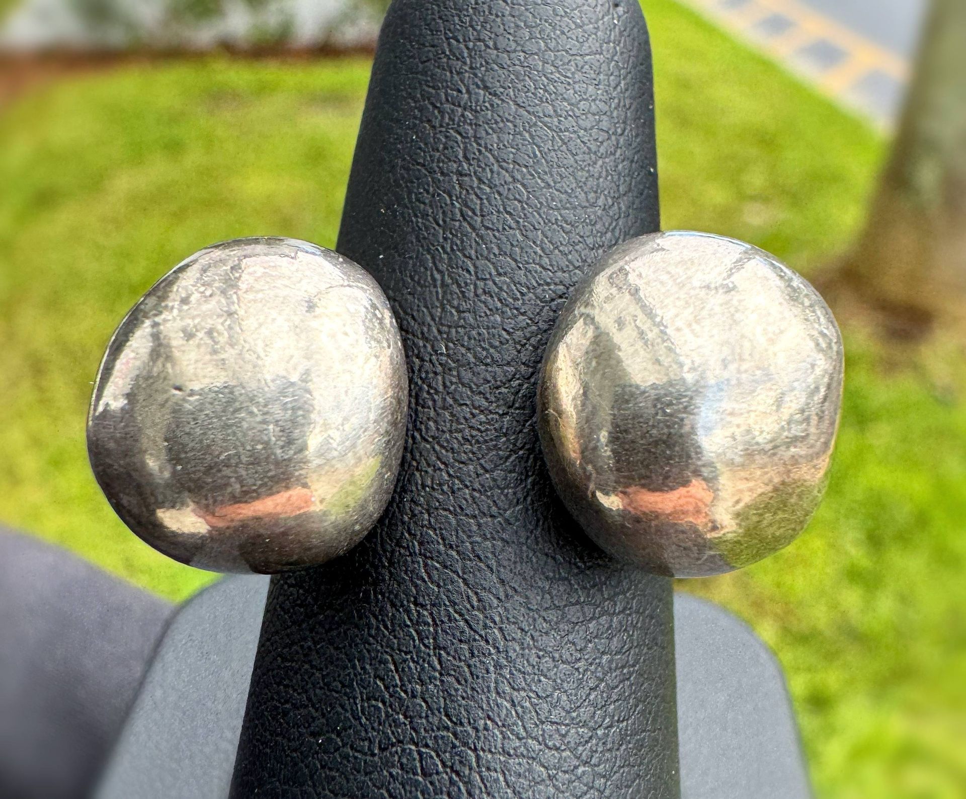 Jewelry Vintage Uno De 50 .925 Sterling Silver Dark Tone Domed Band Ring Sz 7.5