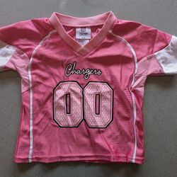 Girls Chargers Shirt/Jersey Size 2T