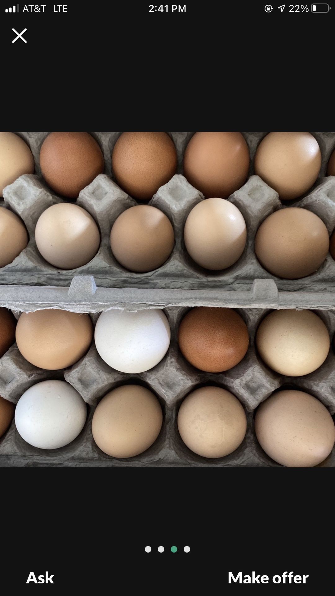 Fresh Eggs$5 A Dz