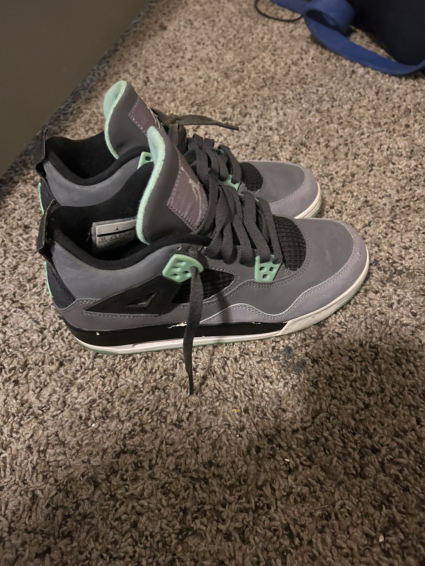 Air Jordan 4 Retro ‘Green Glow’ 2013 Nike Air Jordan 4 Retro Green Glow 2013 - | Mercari main image 2