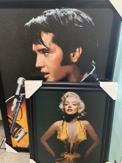 Paintings elvis and monroe