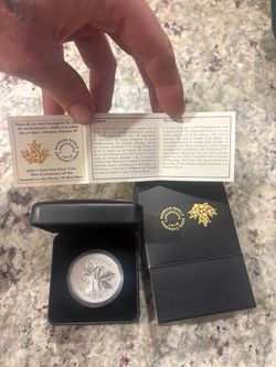 2022 Royal Canadian Mint 1-Cent Fine Silver Coin
