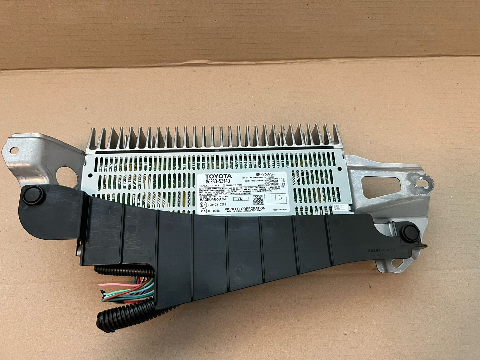 2010- 2014 LEXUS IS250 IS350 ISF RADIO SOUND AMPLIFIER AMP PIONEER 86(contact info removed)0