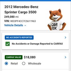 2012 Mercedes-Benz Sprinter