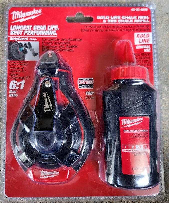 Milwaukee 48-22-3986 100 ft. Bold Line Kit with Red Chalk
