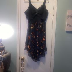 Halloween 🎃 Sleeveless Pumpkin Dress