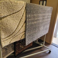 Do area rush start at $25 for the long narrow narrow maroon one Gy and white rug $59 Gray $9 Gray rug $59 tan squirrel rug $49