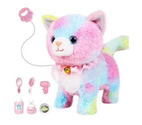 Plush Pet Toy Cat with Remote Control Leash