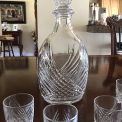 Wine Decanter And Shot Glasses