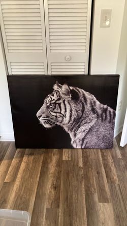 Wall Decor Painting of Tiger $15 or BO