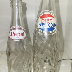 Vintage Pepsi Bottles 