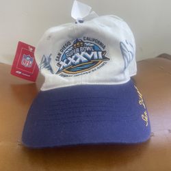 Throwback Super Bowl XXXVII Hat Signed 