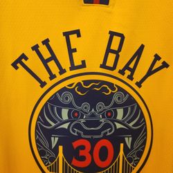 NBA Nike Swingman Steph Curry Jersey The Bay Chinese