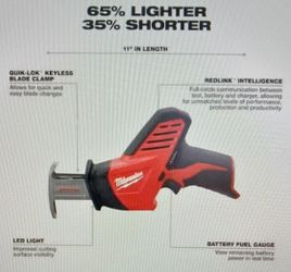 Milwaukee M12 HACKZALL Reciprocating Saw - New