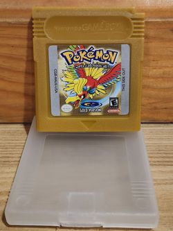 GAME BOY COLOR POKEMON GOLD VERSION WITH CASE