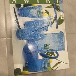 1 LARGE PITCHER SET 6 TUMBLERS - JARRA CON VASOS - Cocina 