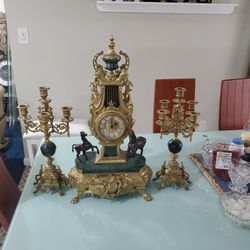 Antiqe Italian Mantle Clock 