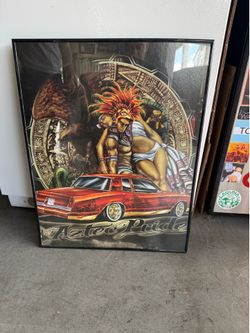 Aztec pride poster frame $25