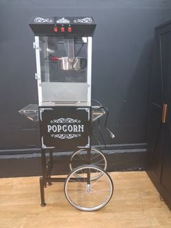 Popcorn machine all most new