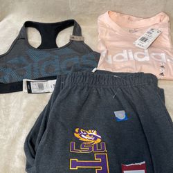 Woman Adidas And LSU New W/Tags