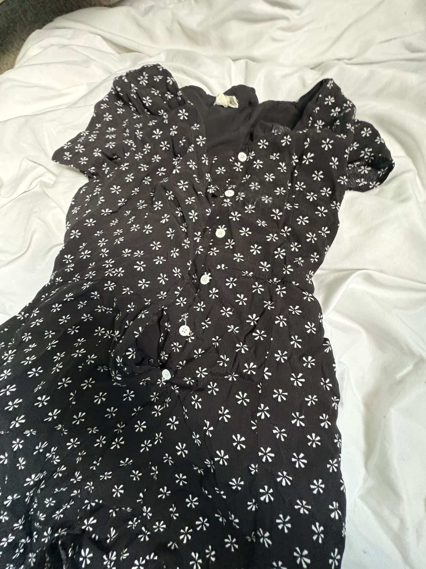 Black And White Romper