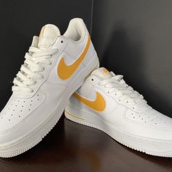 nike air force 1 low white university gold 